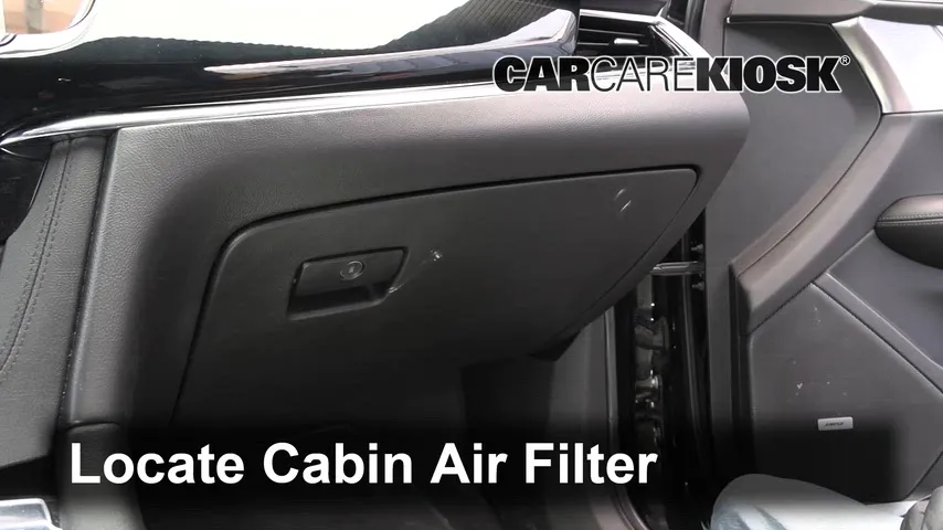 2020 Cadillac XT6 Sport 3.6L V6 Filtro de aire (interior)